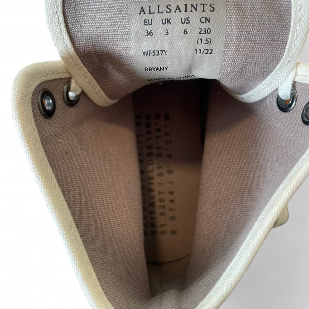 ALL SAINTS Bryce High Top‎ Sneaker - Picture 5 of 5
